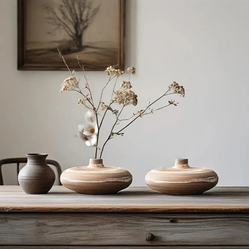 Vase - Minimalist Ceramic Beige