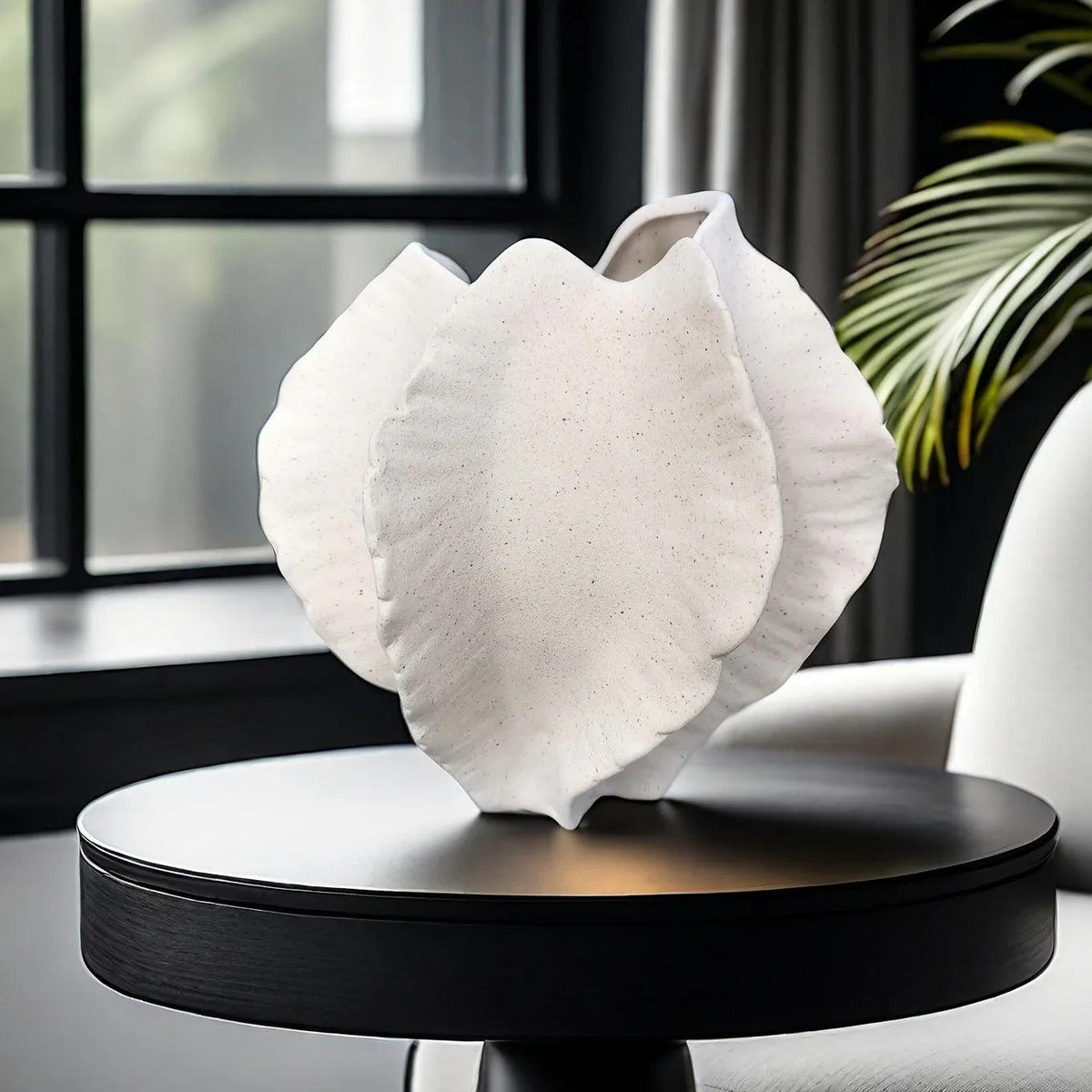 Vase - Textured Ceramic Beige