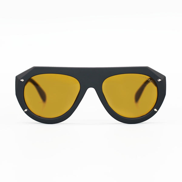 Vega Shield - Matte Black & Yellow