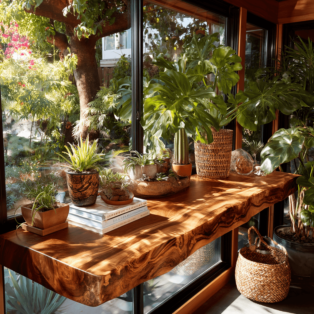 Velanor Live Edge Solid Wood Floating Shelf SPA152159