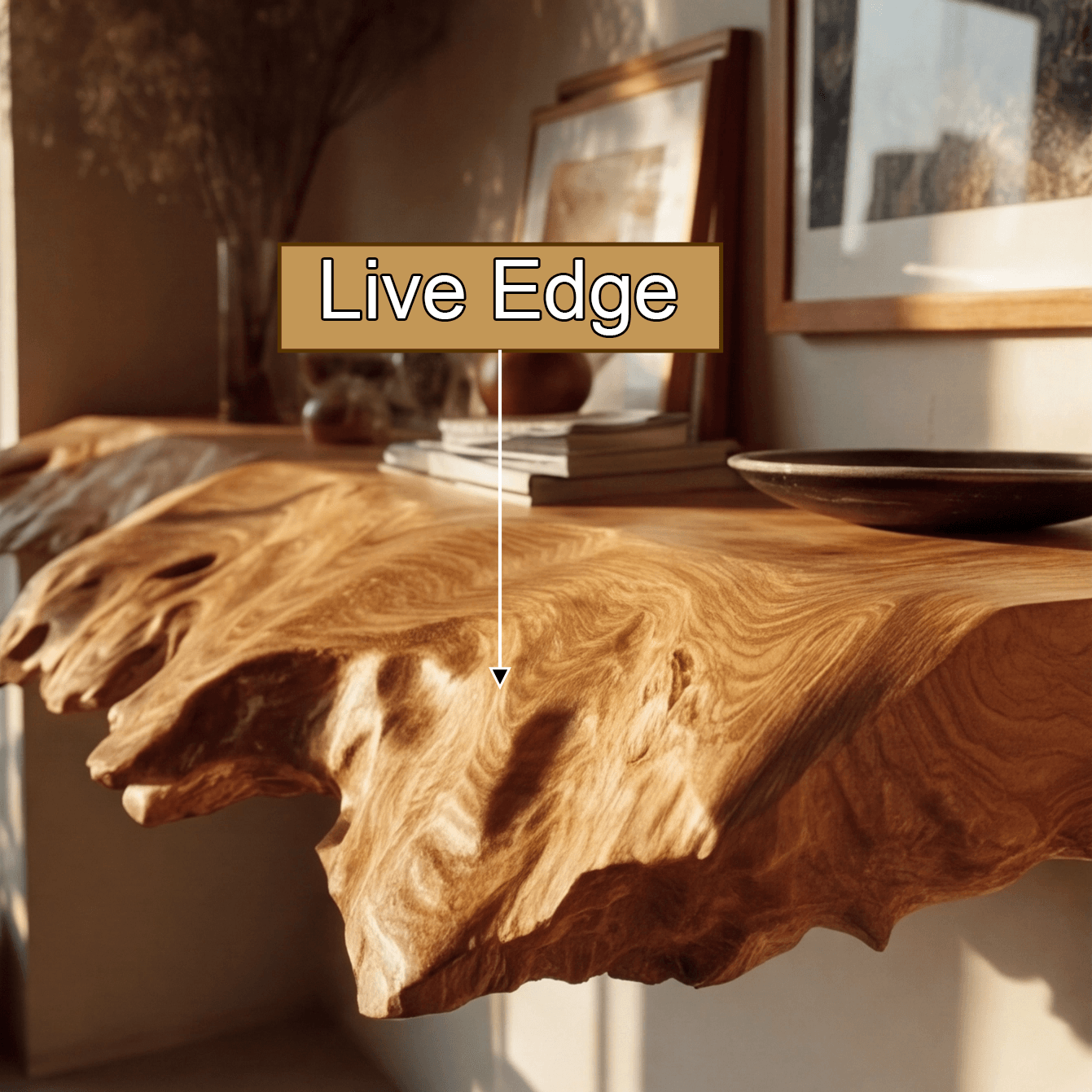 Veltrano Sculpted Solid Wood Floating Shelf SPA436488