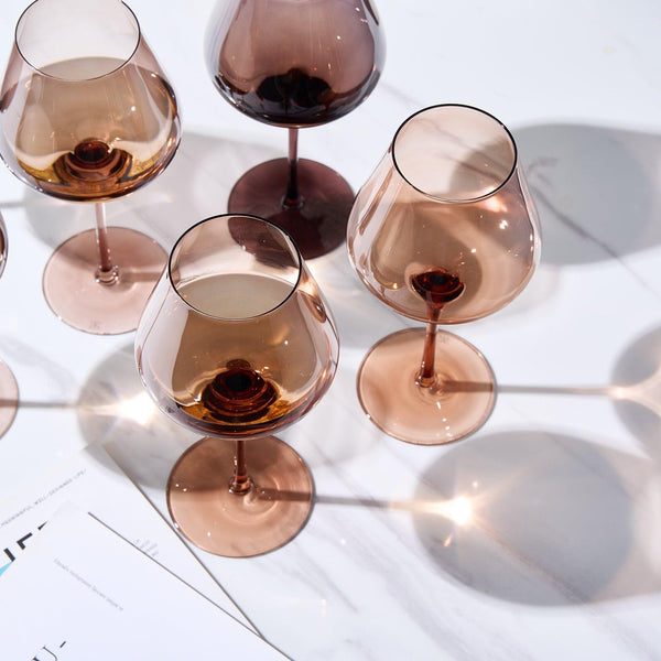 Venus Stemmed Wine Glassware, Set of 6