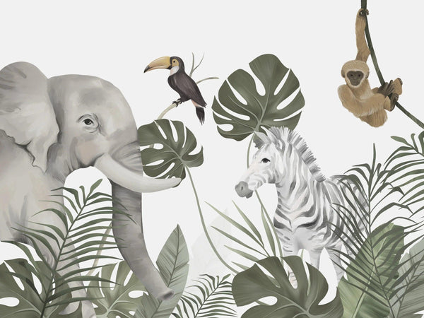 Safari Wonders Mural - Gifts for You 'n Me