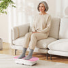 Vibration Plate Exercise Machine for Lymphatic Drainage and Weight Loss with 10 Speed Intensities-White