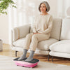 Vibration Plate Exercise Machine for Lymphatic Drainage and Weight Loss with 10 Speed Intensities-Pink