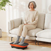 Vibration Plate Exercise Machine for Lymphatic Drainage and Weight Loss with 10 Speed Intensities-Orange