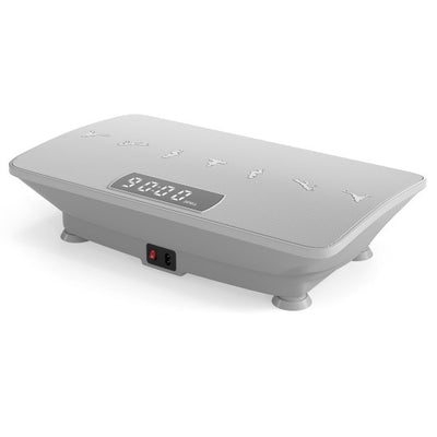 Vibration Plate Exercise Machine with Gravity Sensor for Home-Gray