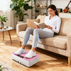 Vibration Plate Exercise Machine with Gravity Sensor and Remote Control for Home Gym-Pink