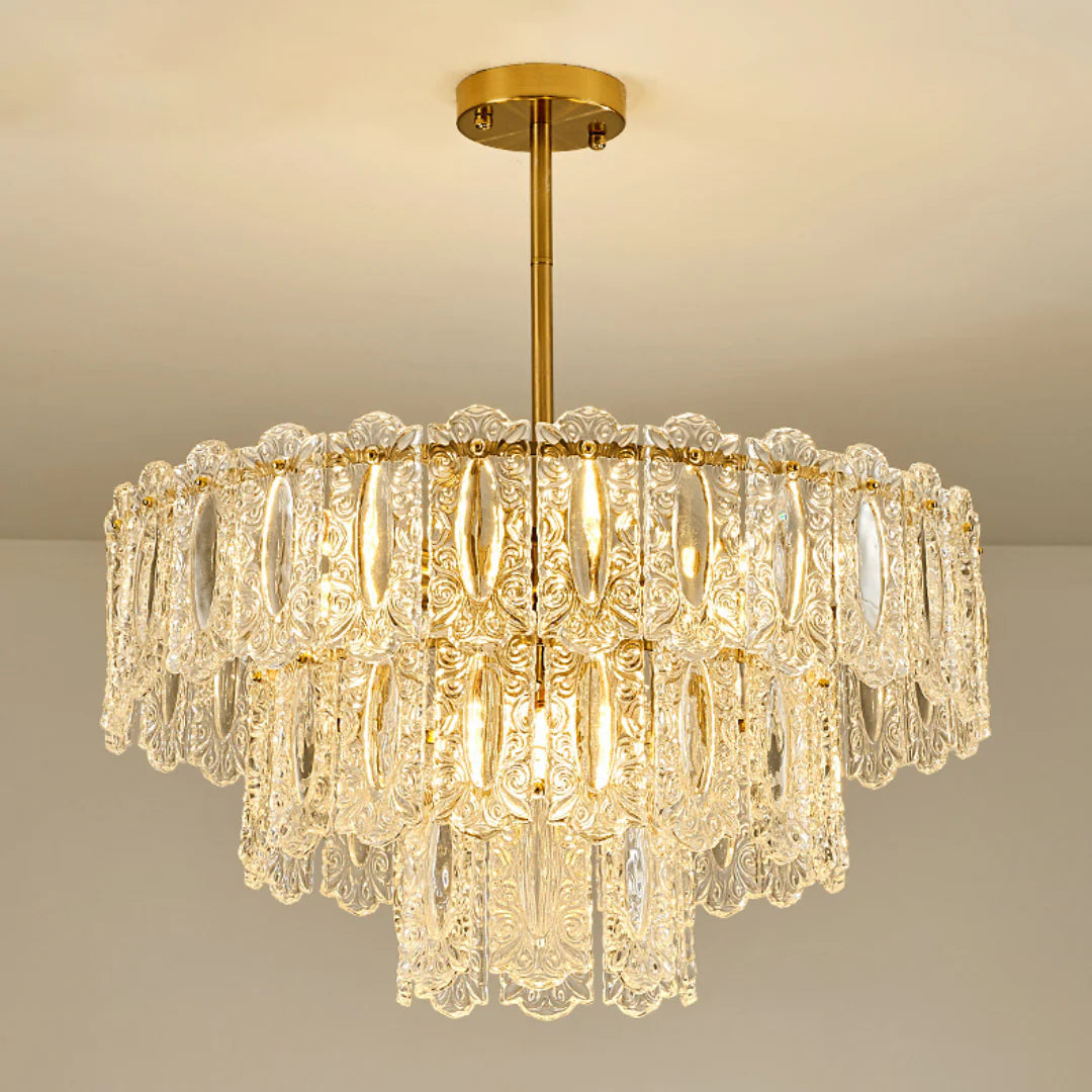 Vienna Glass Petals Chandelier