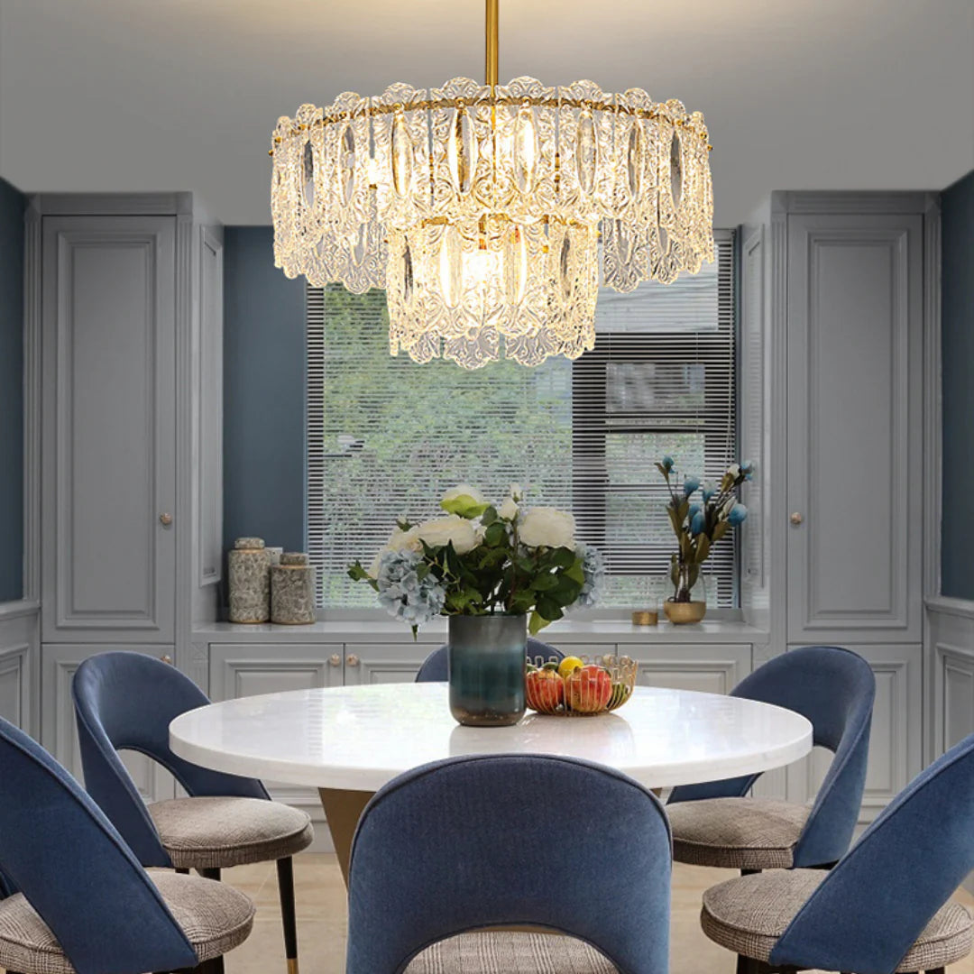 Vienna Glass Petals Chandelier