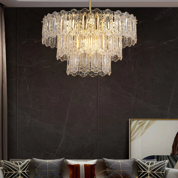 Vienna Glass Petals Chandelier