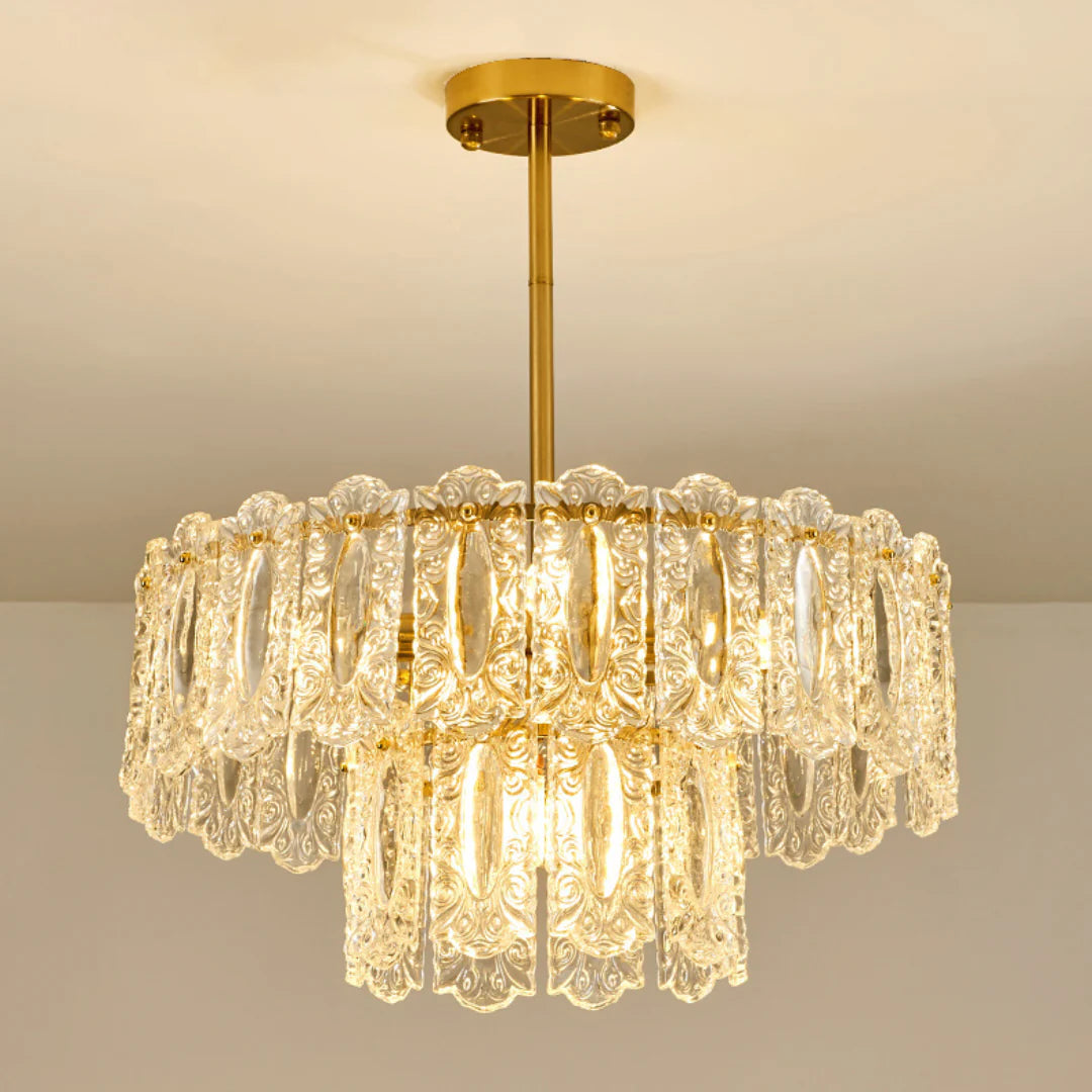 Vienna Glass Petals Chandelier