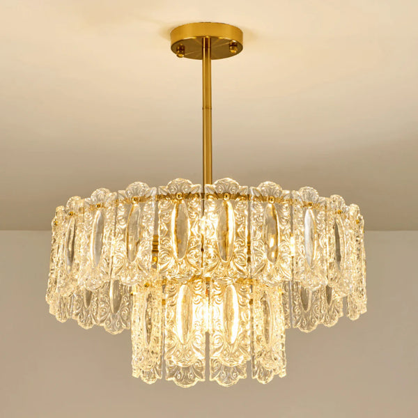 Vienna Glass Petals Chandelier