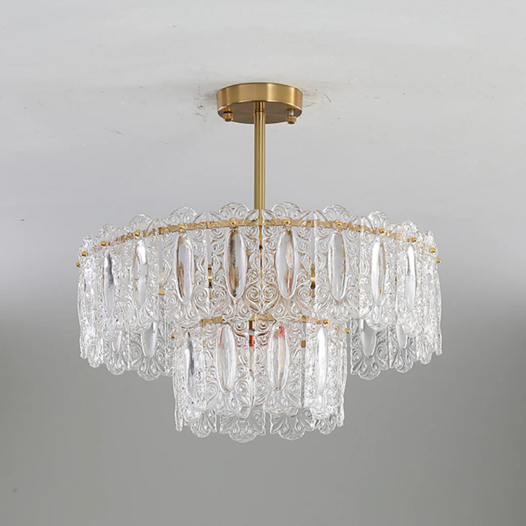 Vienna Glass Petals Chandelier