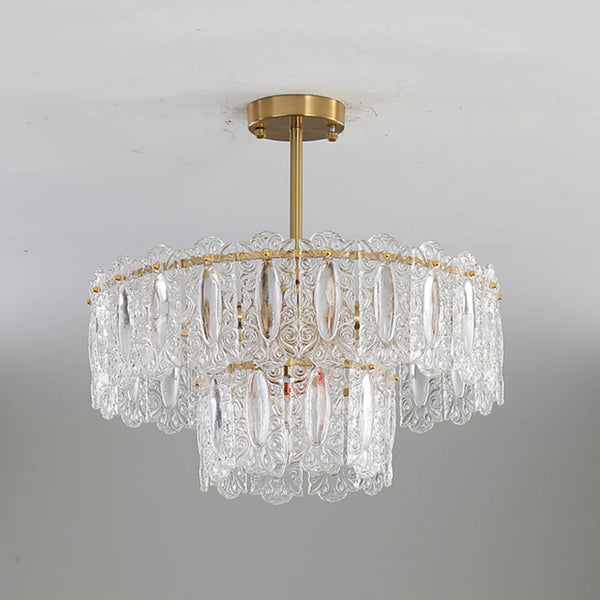 Vienna Glass Petals Chandelier