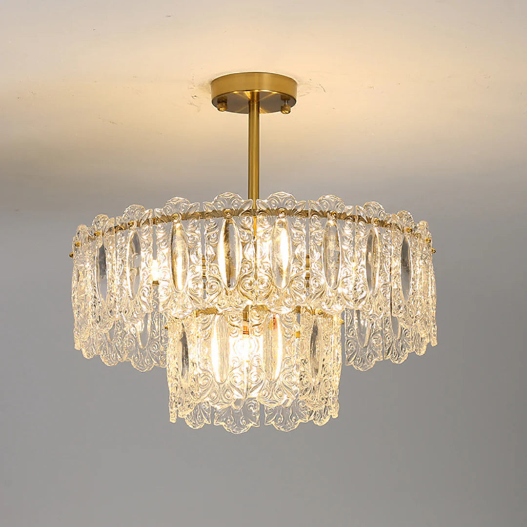 Vienna Glass Petals Chandelier