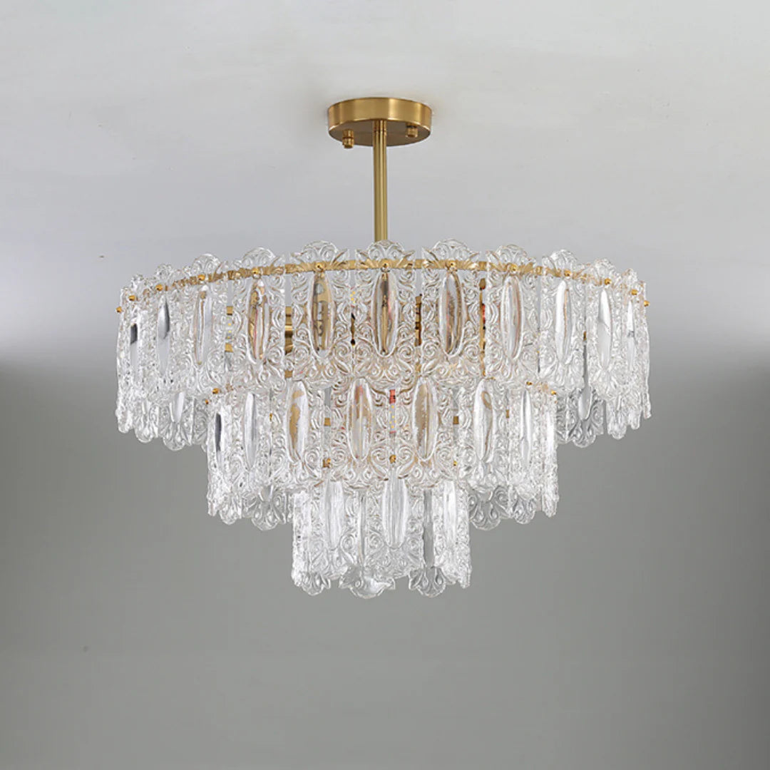 Vienna Glass Petals Chandelier