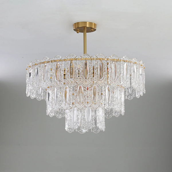 Vienna Glass Petals Chandelier