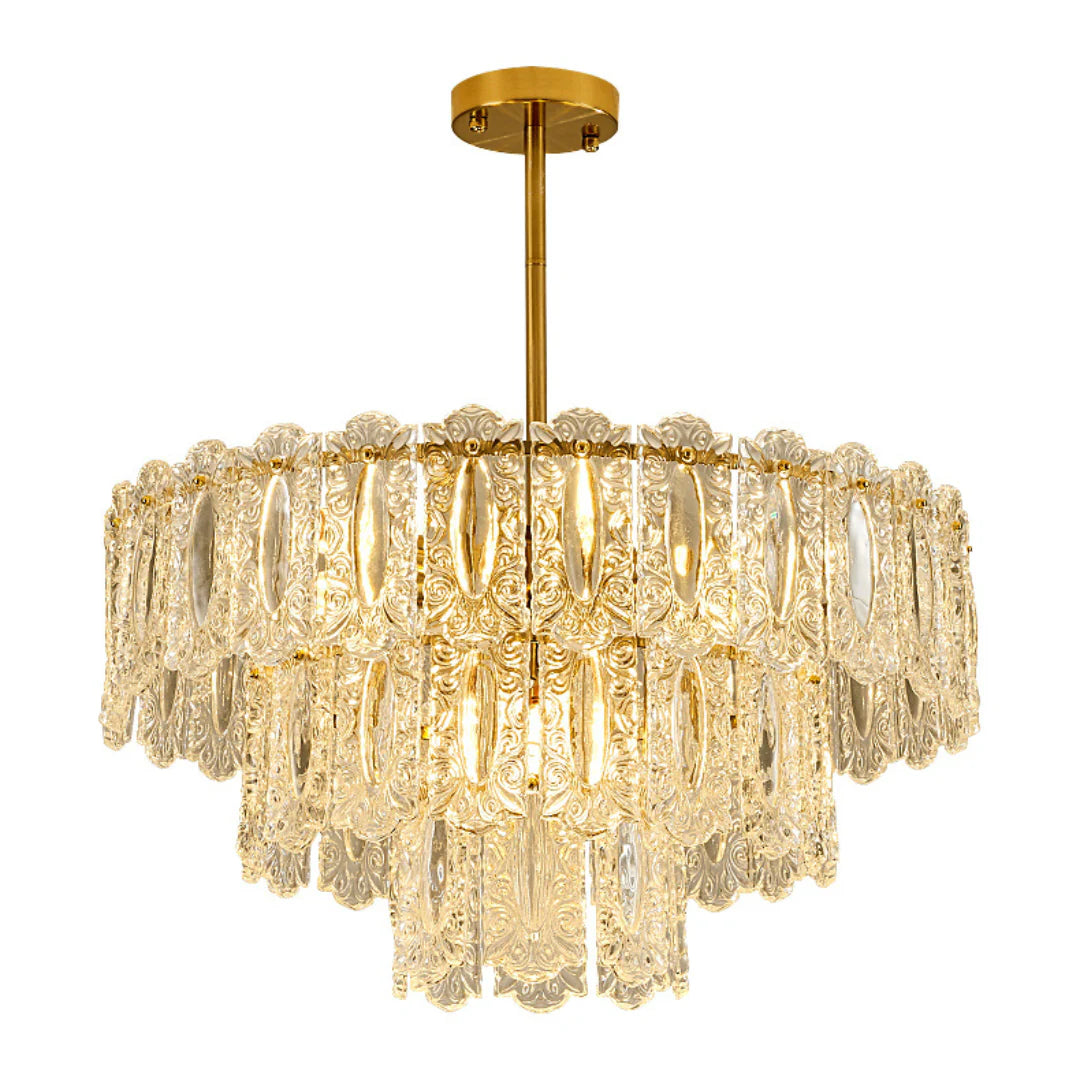 Vienna Glass Petals Chandelier