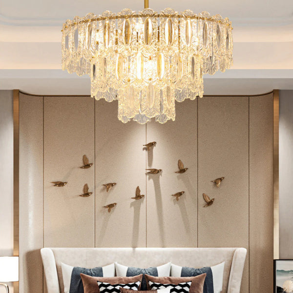 Vienna Glass Petals Chandelier