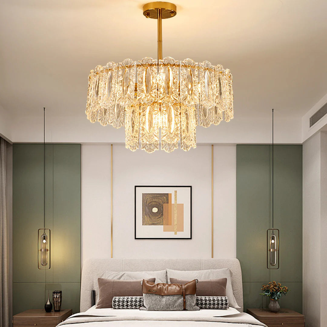 Vienna Glass Petals Chandelier