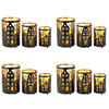 12PCS Village Silhouette Candle Lantern 7.5