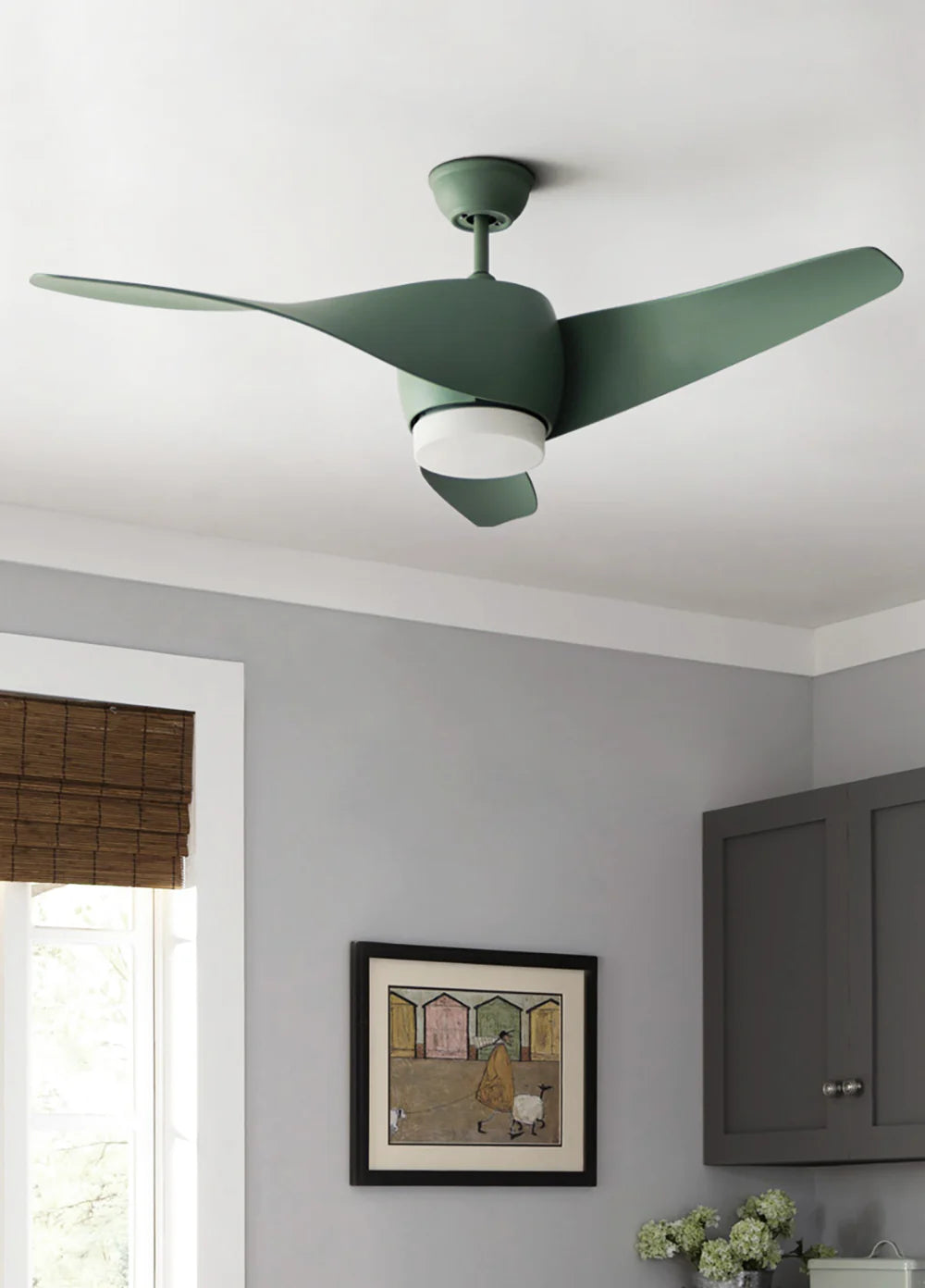 Vintage Akash Ceiling Fan Light