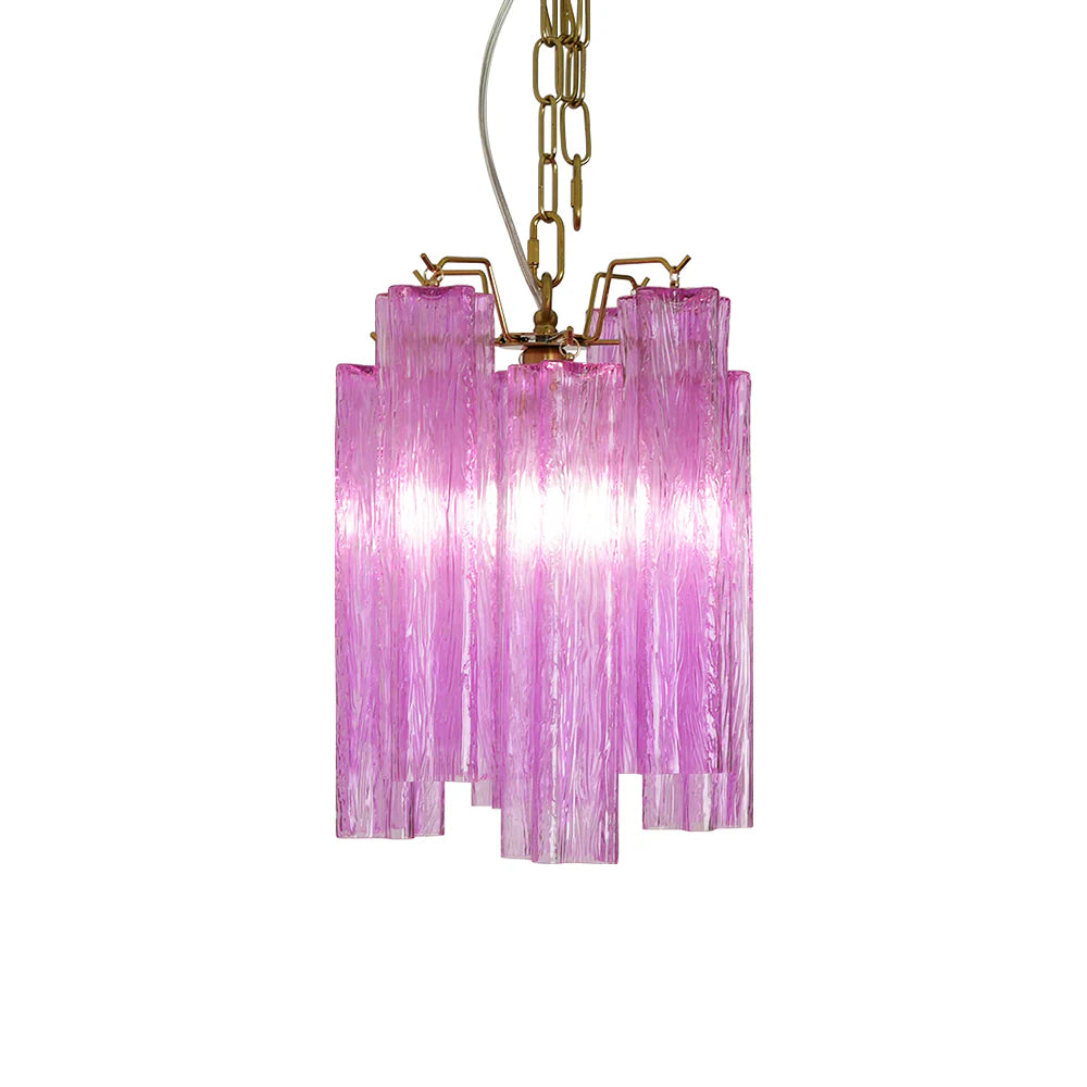 Vintage Amethyst Murano Glass Chandelier