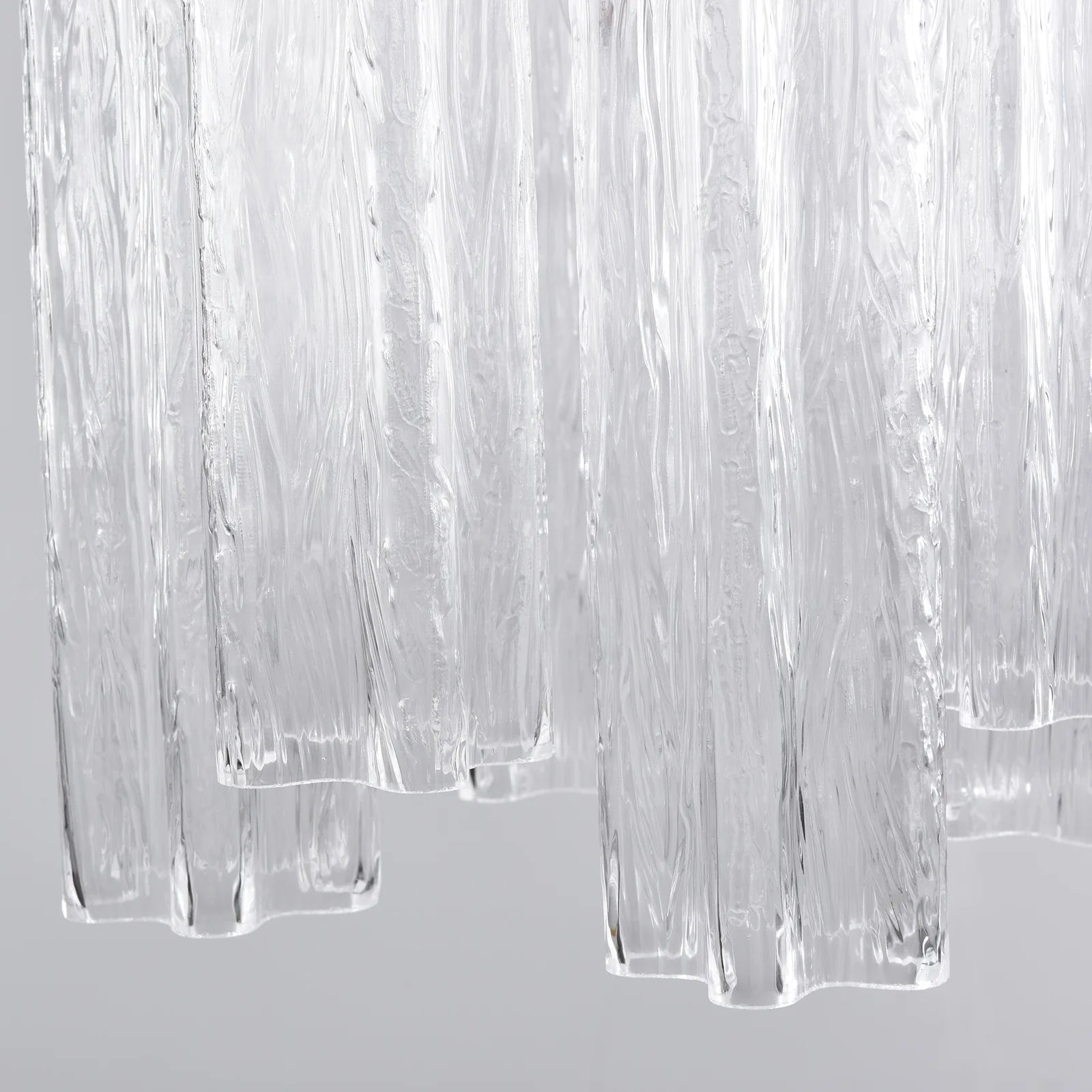 Vintage Transparent Murano Chandelier