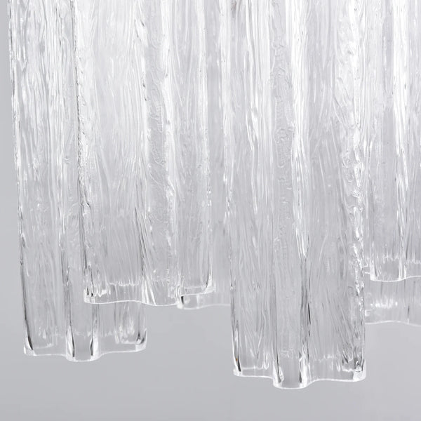 Vintage Transparent Murano Chandelier