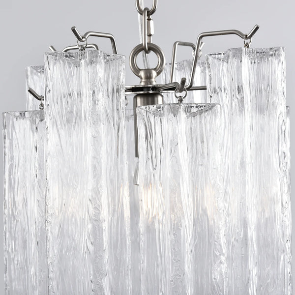 Vintage Transparent Murano Chandelier