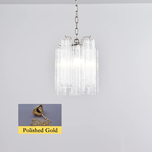 Vintage Transparent Murano Chandelier