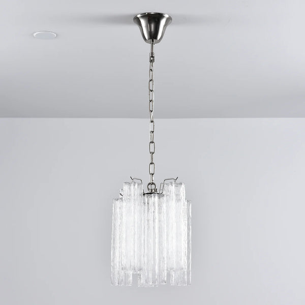 Vintage Transparent Murano Chandelier