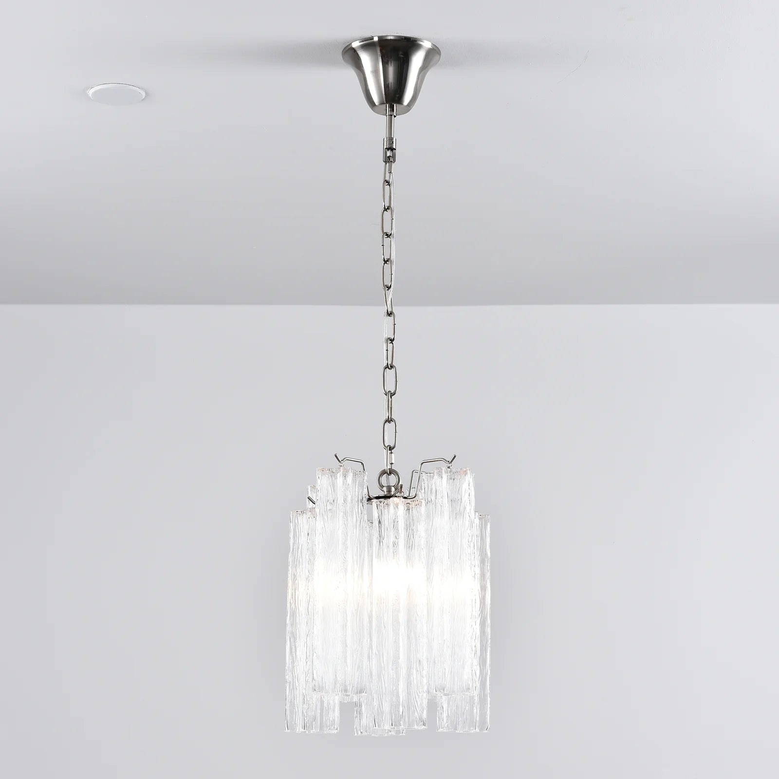 Vintage Transparent Murano Chandelier