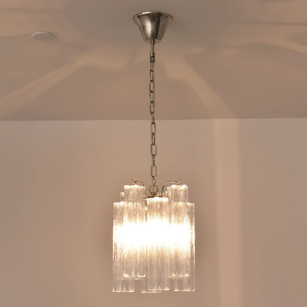 Vintage Transparent Murano Chandelier