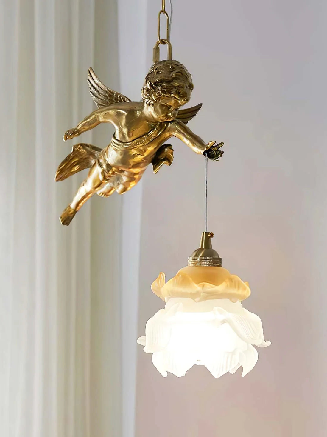 Vintage Angel Pendant Light