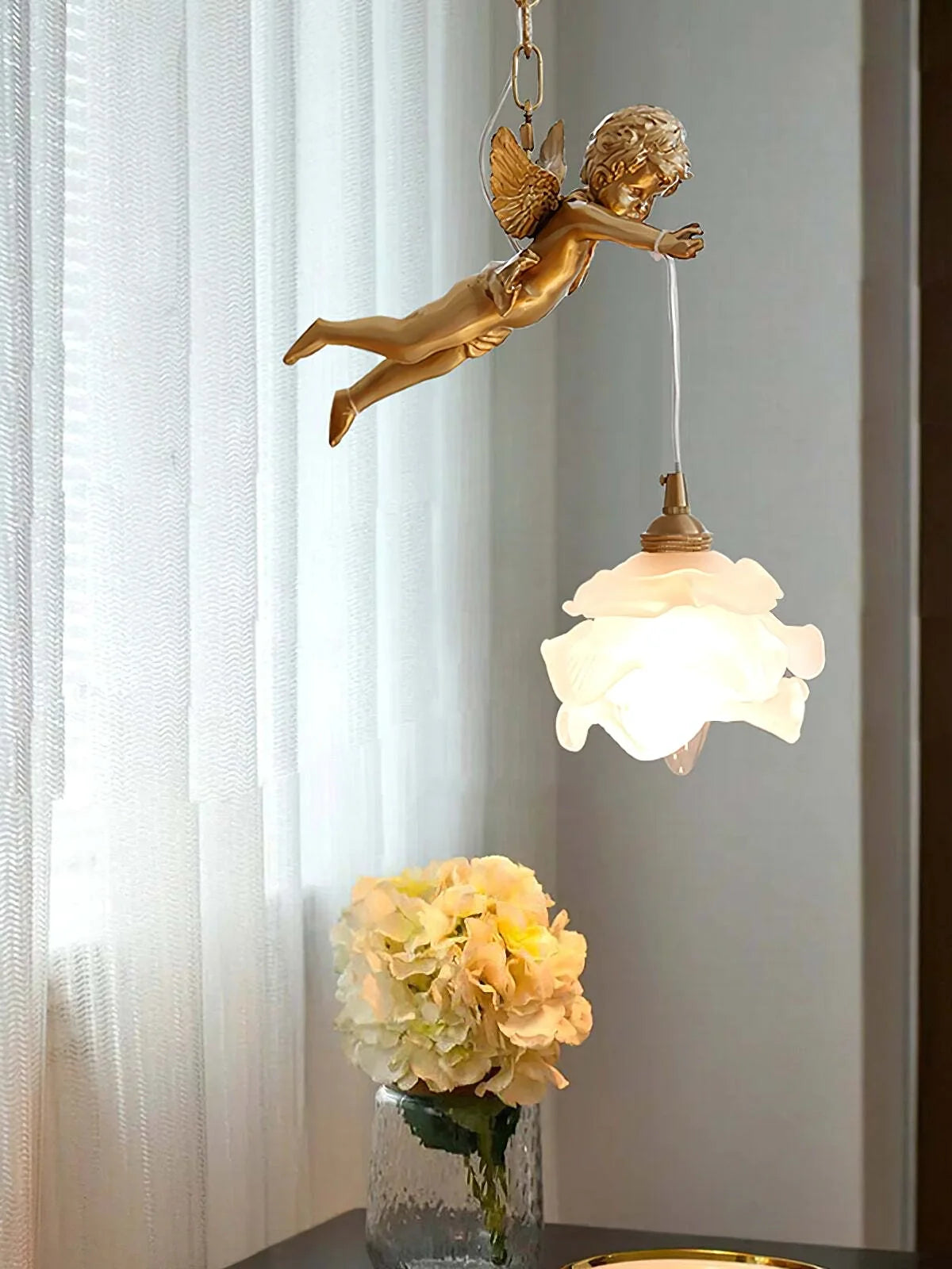 Vintage Angel Pendant Light