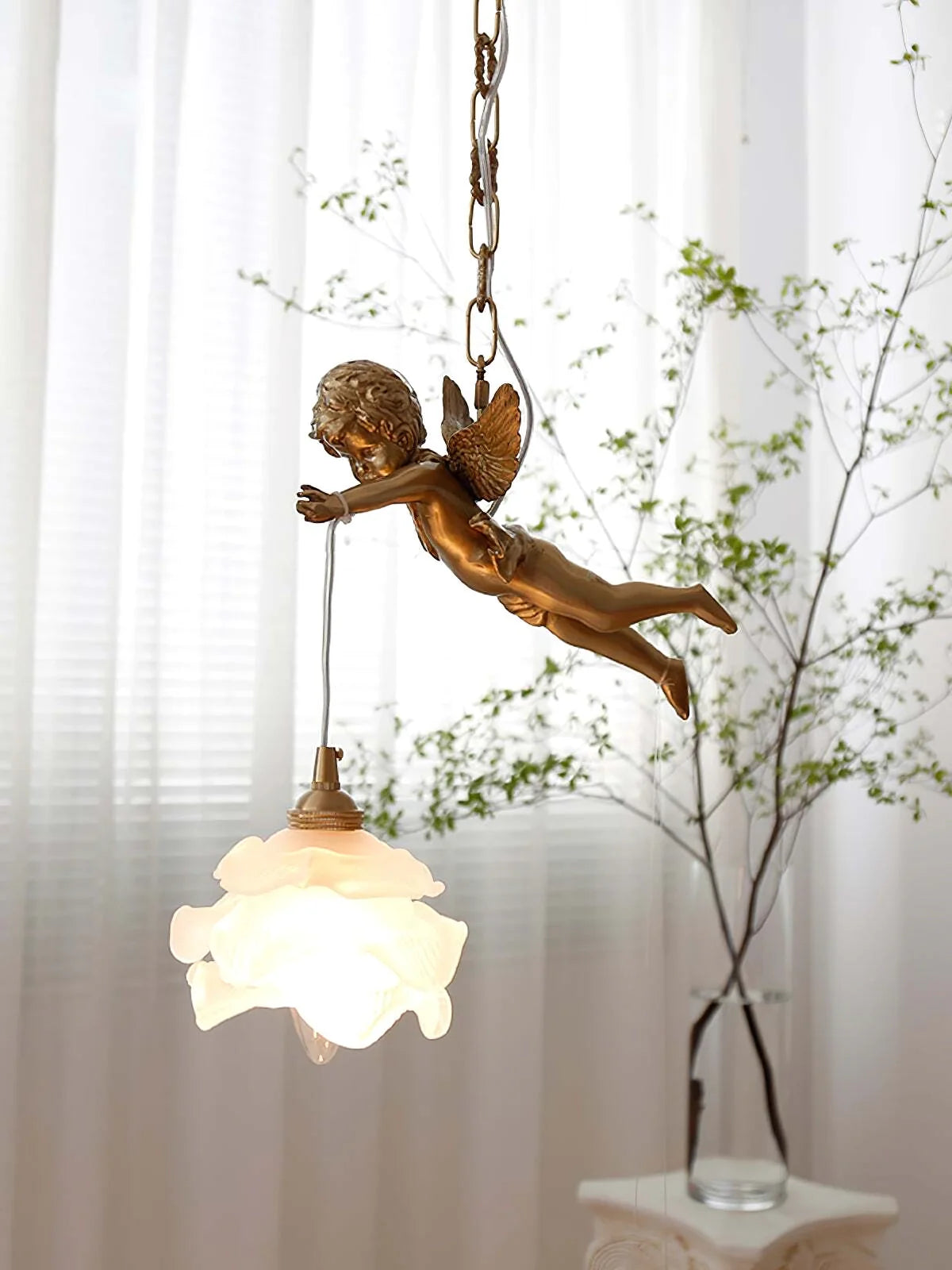 Vintage Angel Pendant Light