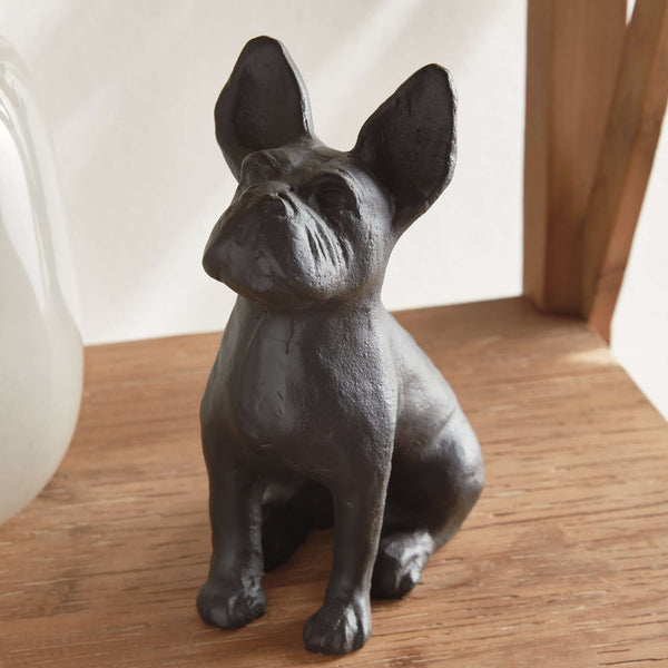 Vintage Metal French Bulldog Sculpture
