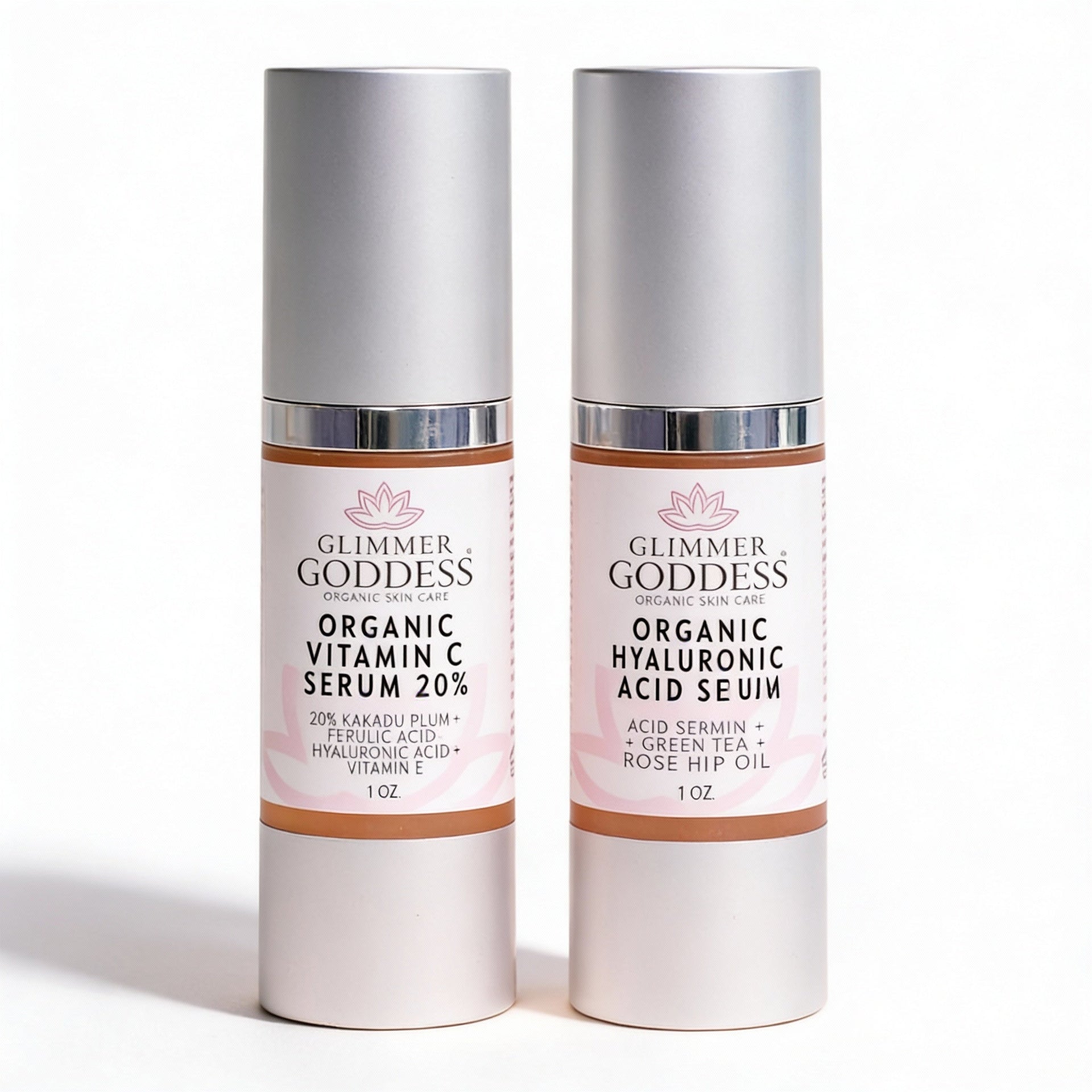 Vitamin C + Hyaluronic Acid Duo – Brightening & Plumping