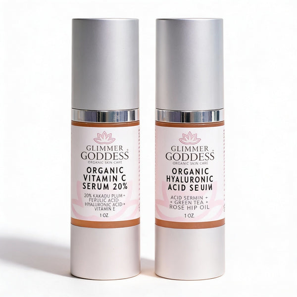Vitamin C + Hyaluronic Acid Duo – Brightening & Plumping