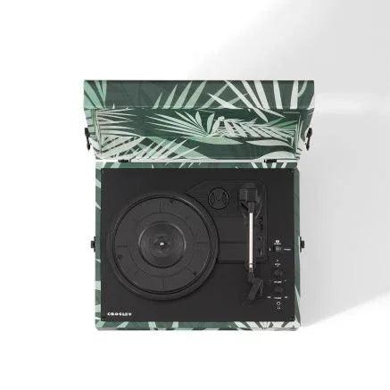 Voyager Portable Turntable with Bluetooth In/Out - Botanical - Gifts for You 'n Me