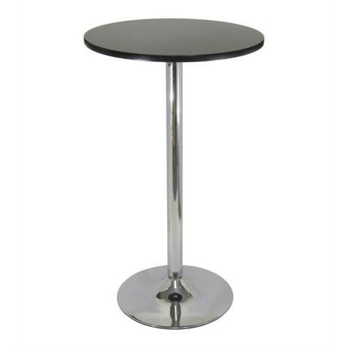 3 Piece Modern Dining Set with Bistro Table and Two Stools
