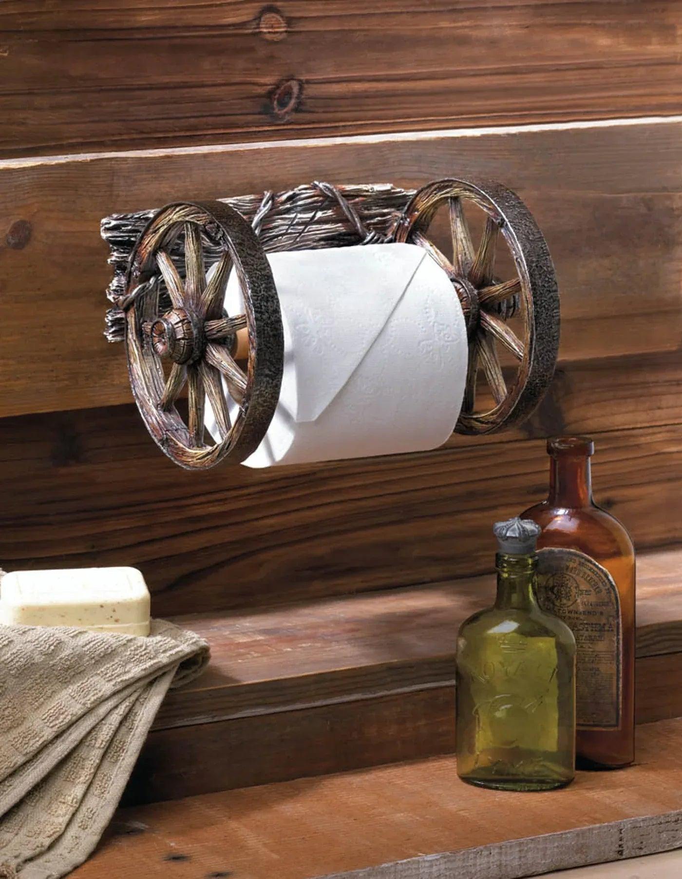 WAGON WHEEL TOILET PAPER HOLDER - Gifts for You 'n Me