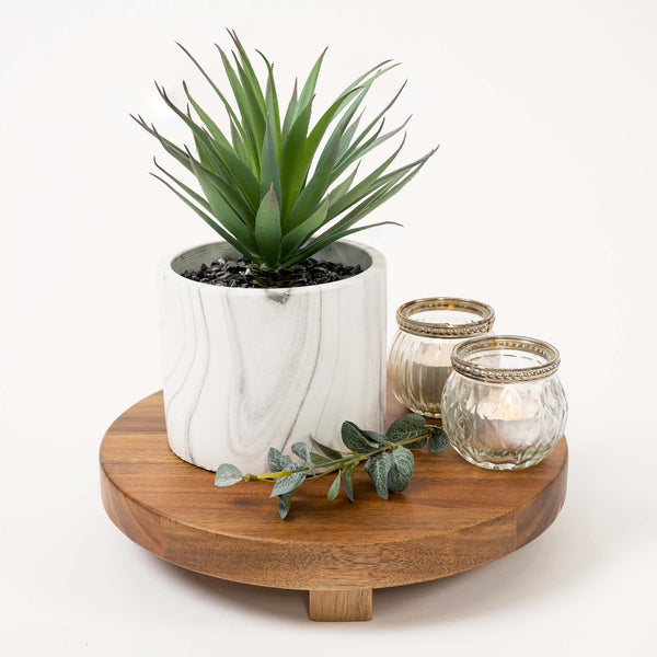 Round riser pedestal board | acacia wood display board | acacia wood riser