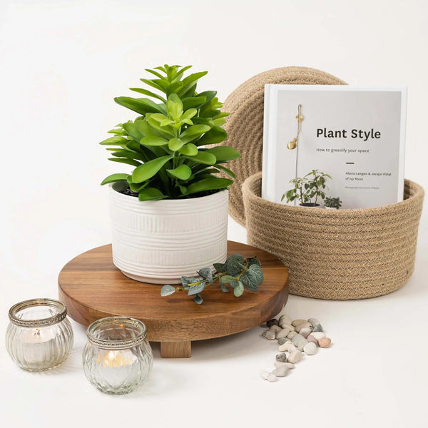 Round riser pedestal board | acacia wood display board | acacia wood riser - Gifts for You 'n Me