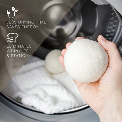 Pursonic 100% Pure New Zealand Wool Dryer Balls - Family Bundle (36 Pack)
