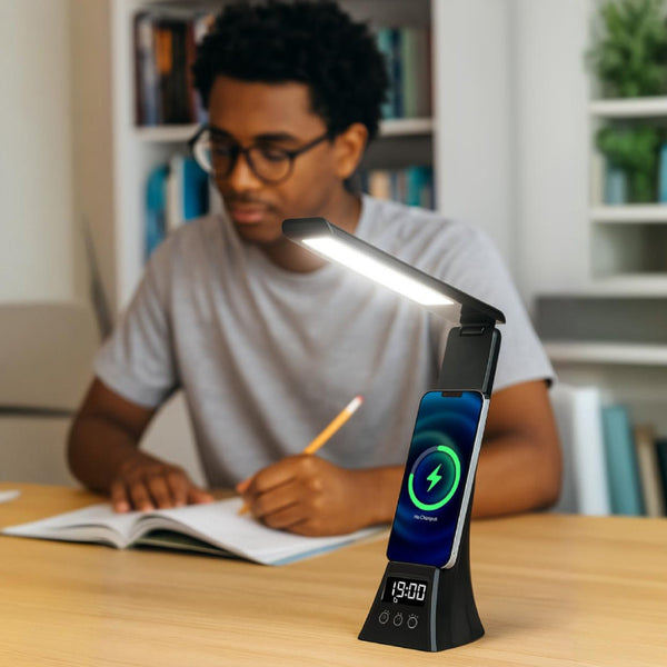 Pursonic Workstation Wellness Bundle – Diffuser, 6 Oils & 3-in-1 LED Desk Lamp