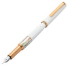 Xezo Speedmaster™ White Mother of Pearl Fine Fountain Pen