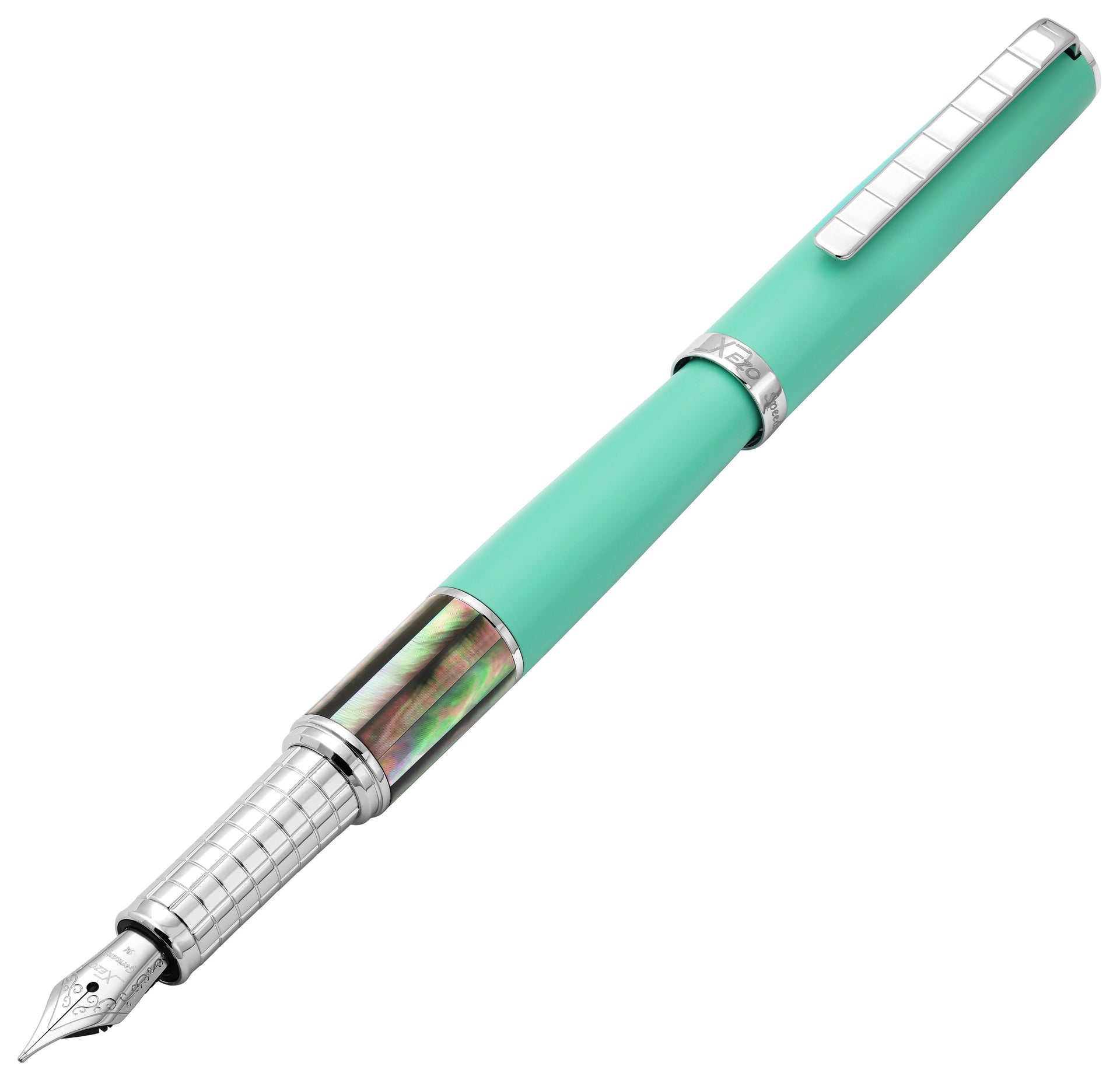 Xezo Speedmaster™ Aqua Green Medium Fountain Pen